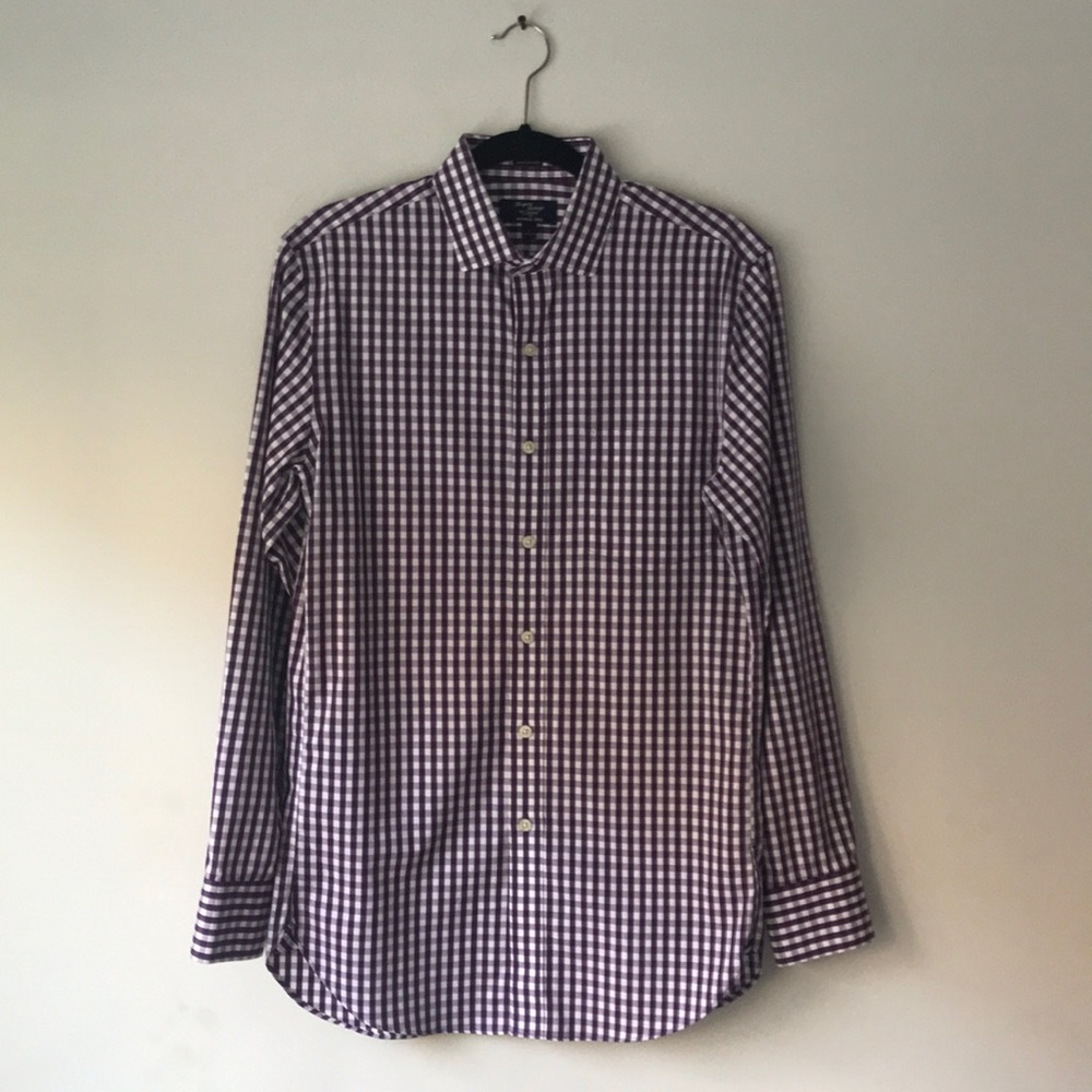 J Crew  Men's wrinkle free  dress shirt